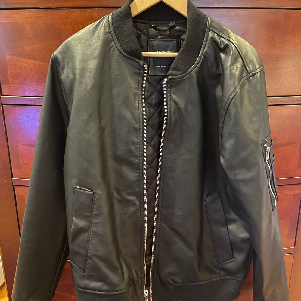 Abercrombie Leather jacket
